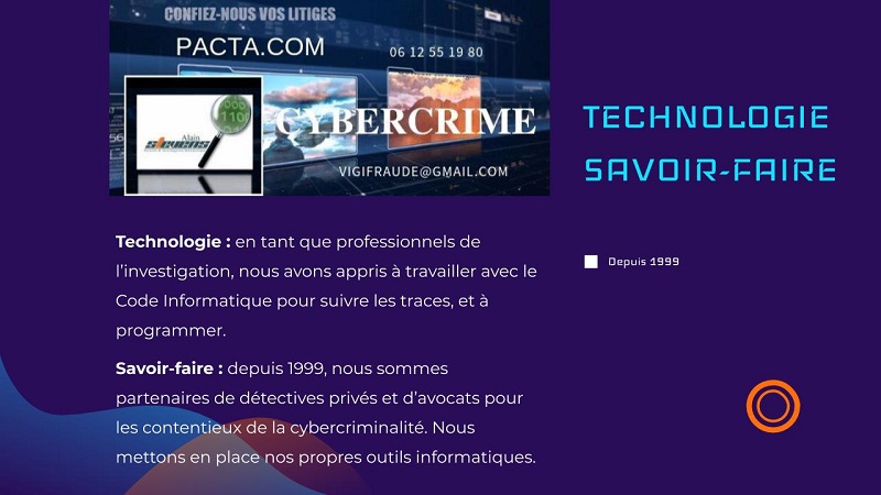 Enquête informatique pour introduction frauduleuse de données, vol de secrets industriels, contentieux informatique et e-commerce